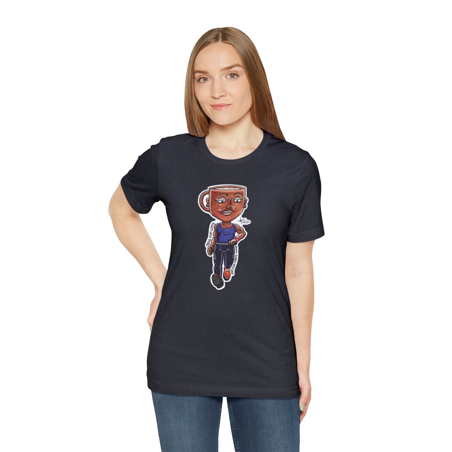 Brew Boos — Freya Flat White Tee
