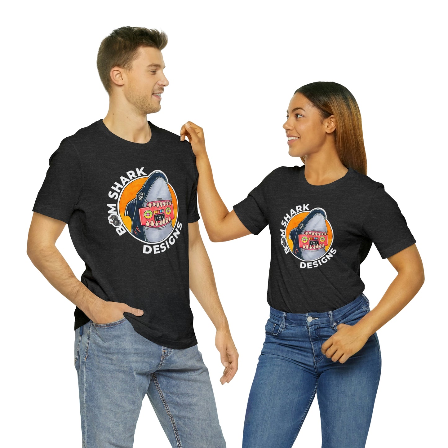 Boom Shark Designs Brand Adult Tee