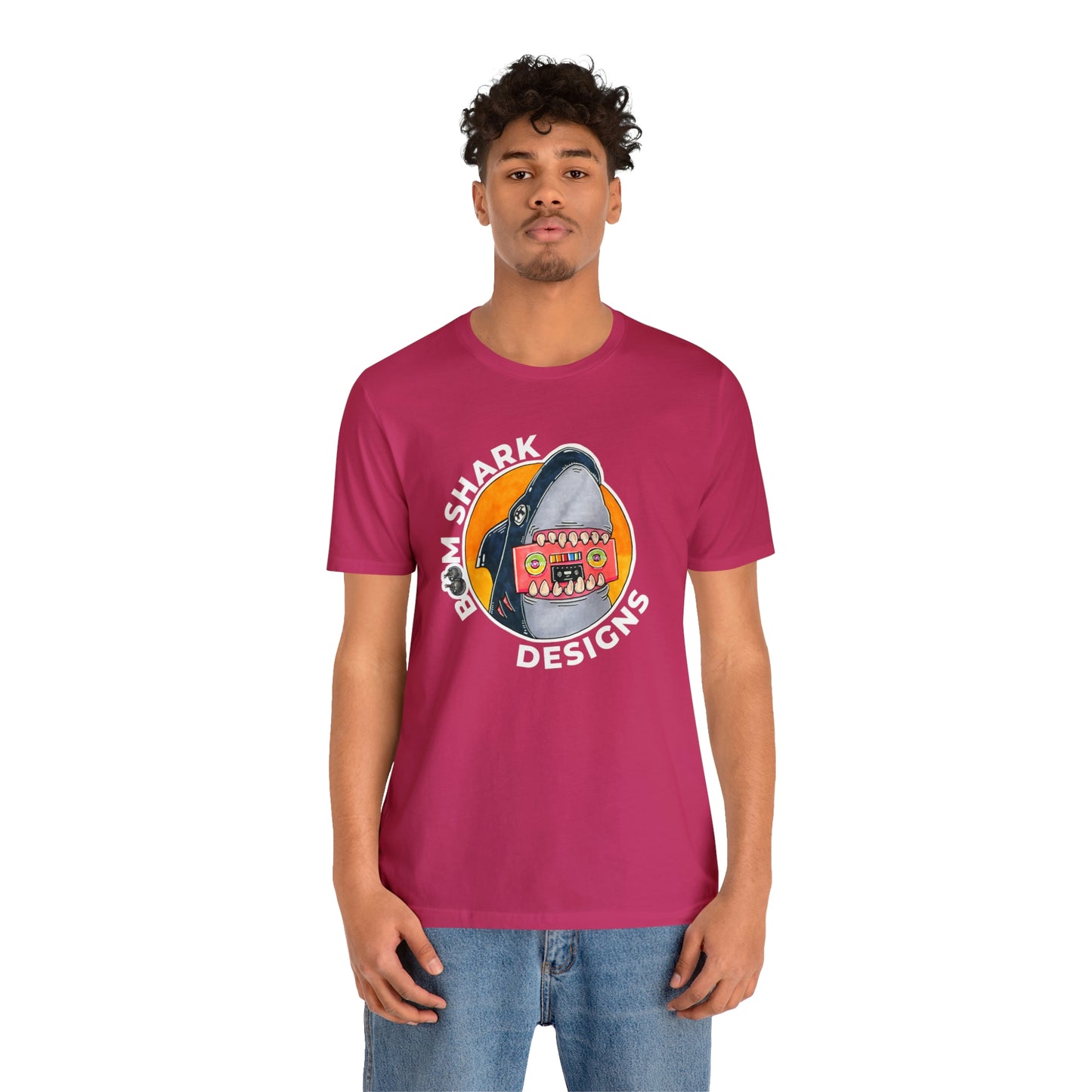 Boom Shark Designs Brand Adult Tee