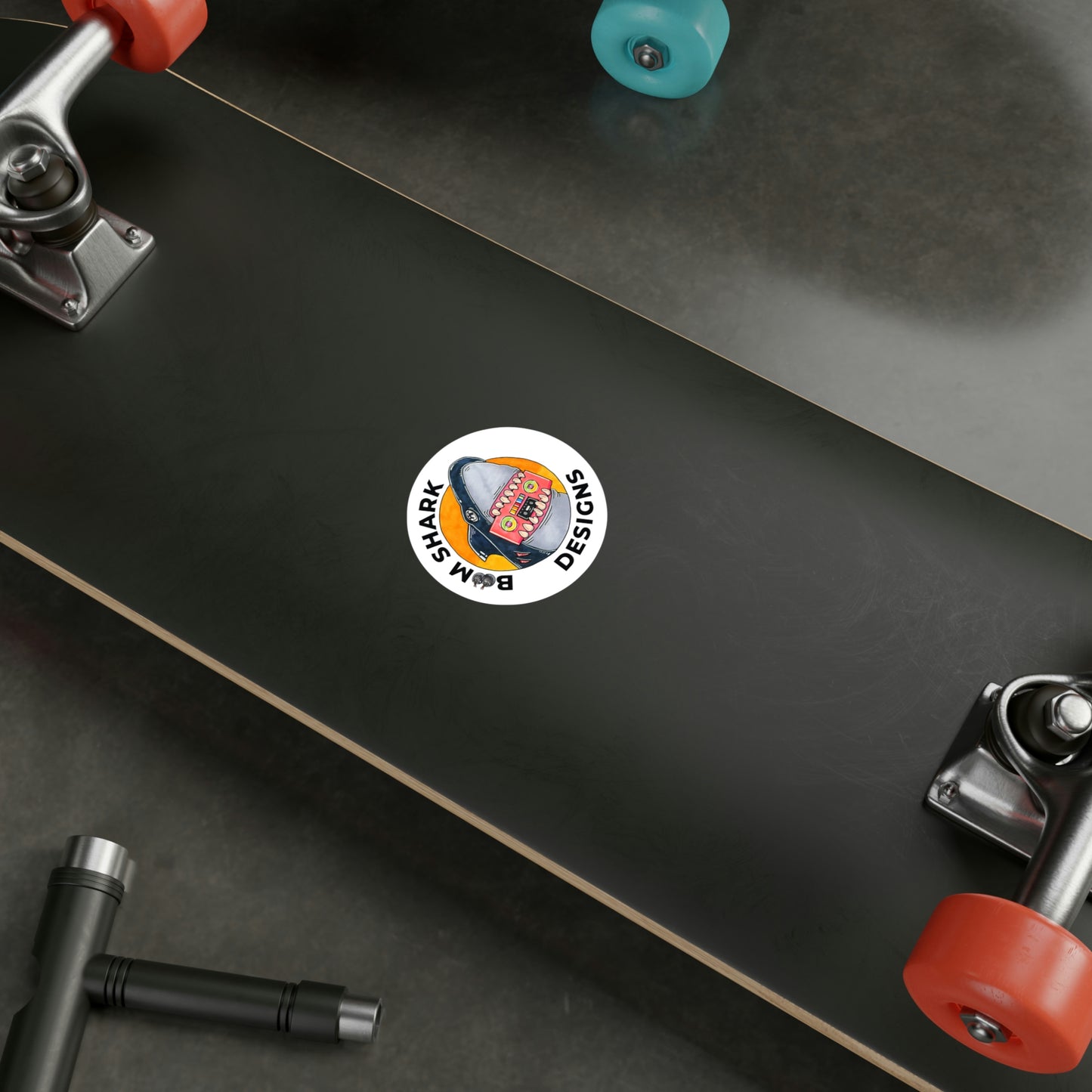 Boomer the Shark Removable Sticker Decal