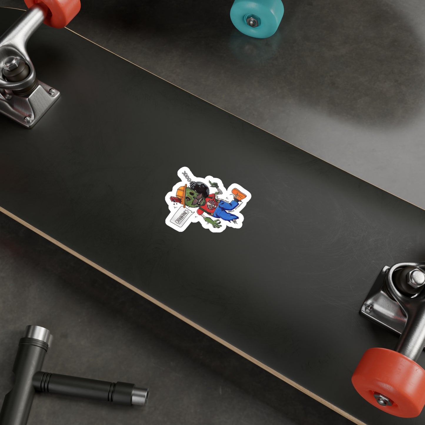 The Working Dead—Ghoulio Zombarazzo Removable Sticker Decal