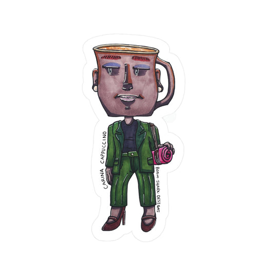 Brew Boos — Carina Cappuccino Removable Sticker Decal