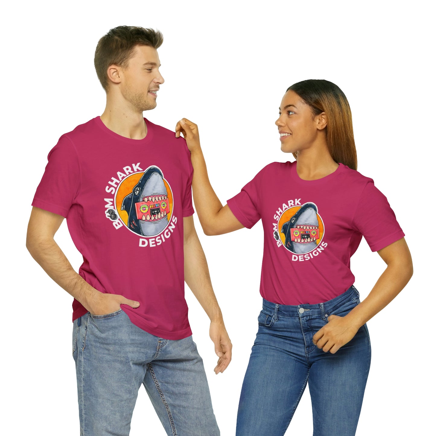 Boom Shark Designs Brand Adult Tee