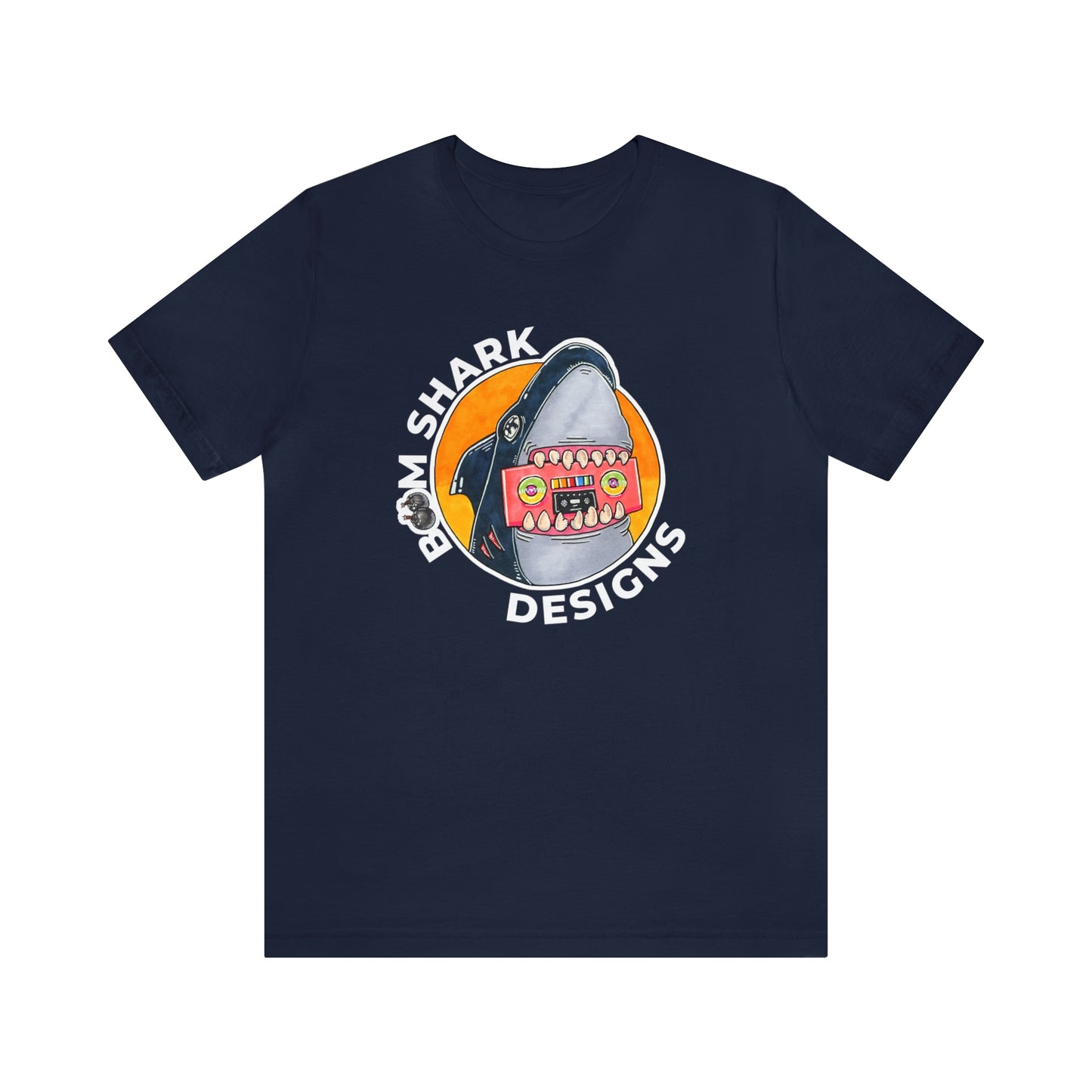 Boom Shark Designs Brand Adult Tee
