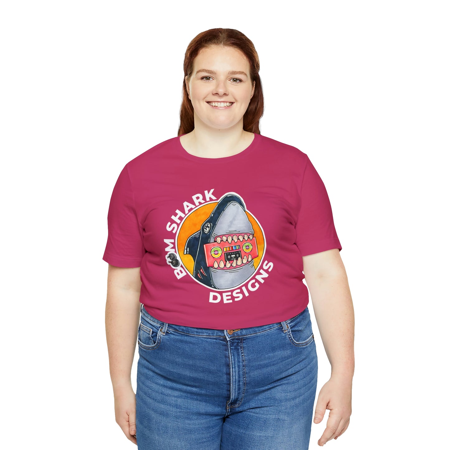 Boom Shark Designs Brand Adult Tee