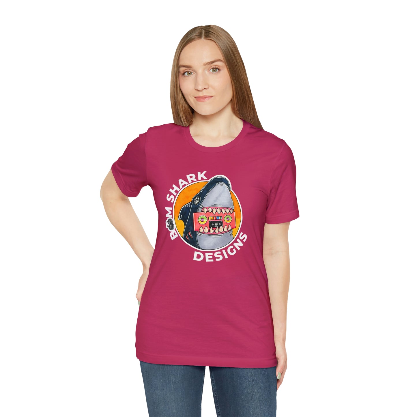 Boom Shark Designs Brand Adult Tee