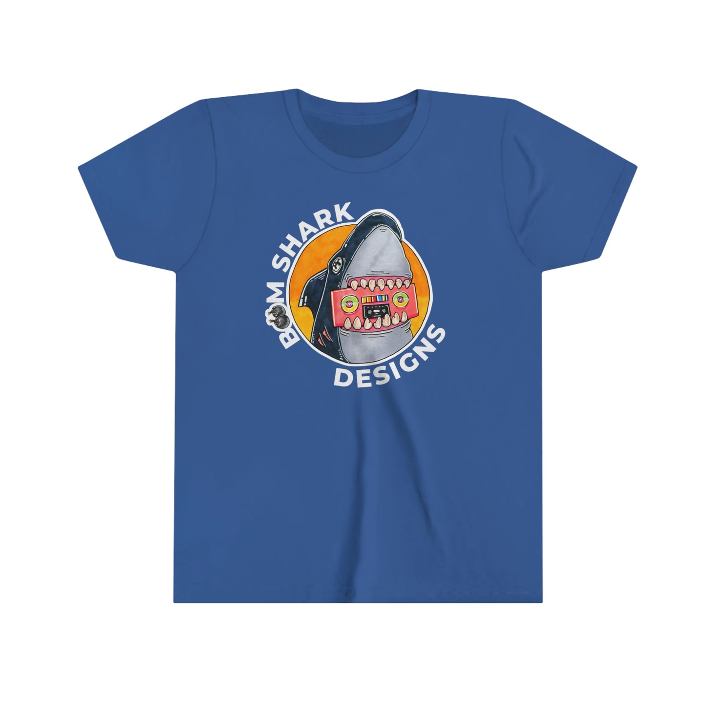 Boom Shark Designs Brand Youth Tee