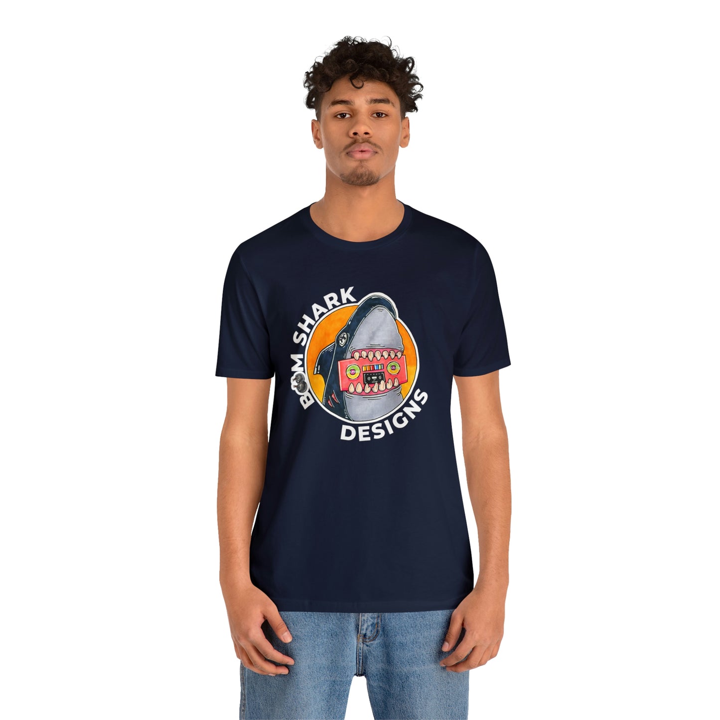 Boom Shark Designs Brand Adult Tee
