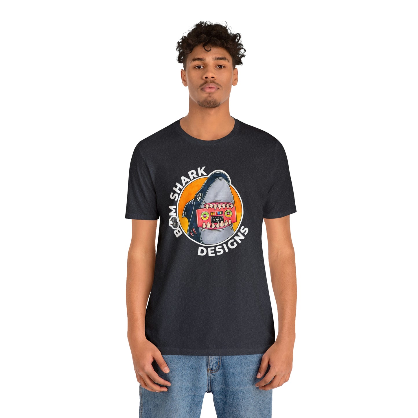 Boom Shark Designs Brand Adult Tee