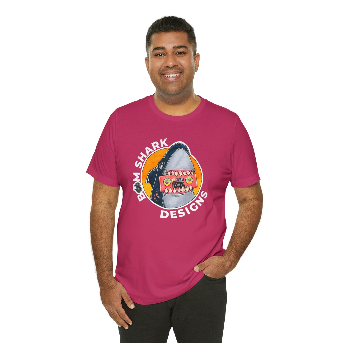 Boom Shark Designs Brand Adult Tee