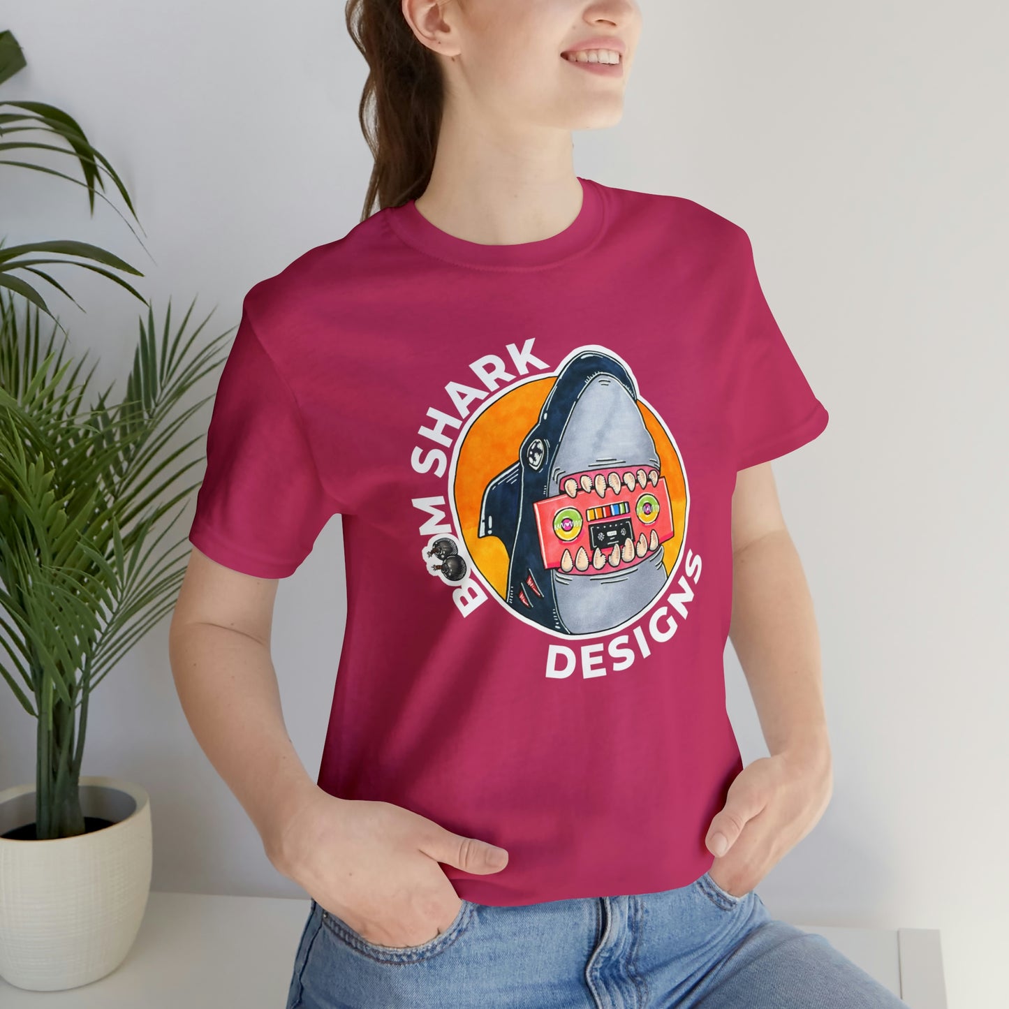 Boom Shark Designs Brand Adult Tee