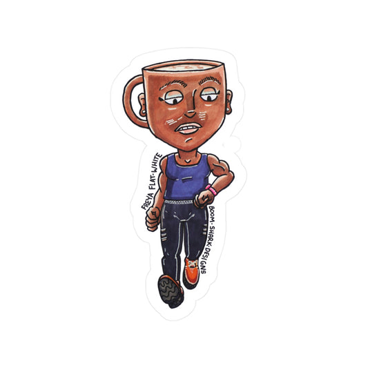 Brew Boos — Freya Flat-White Removable Sticker Decal