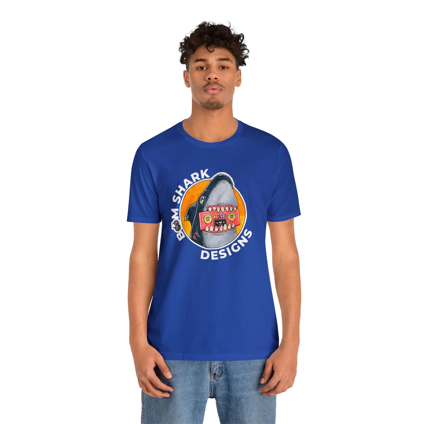 Boom Shark Designs Brand Adult Tee