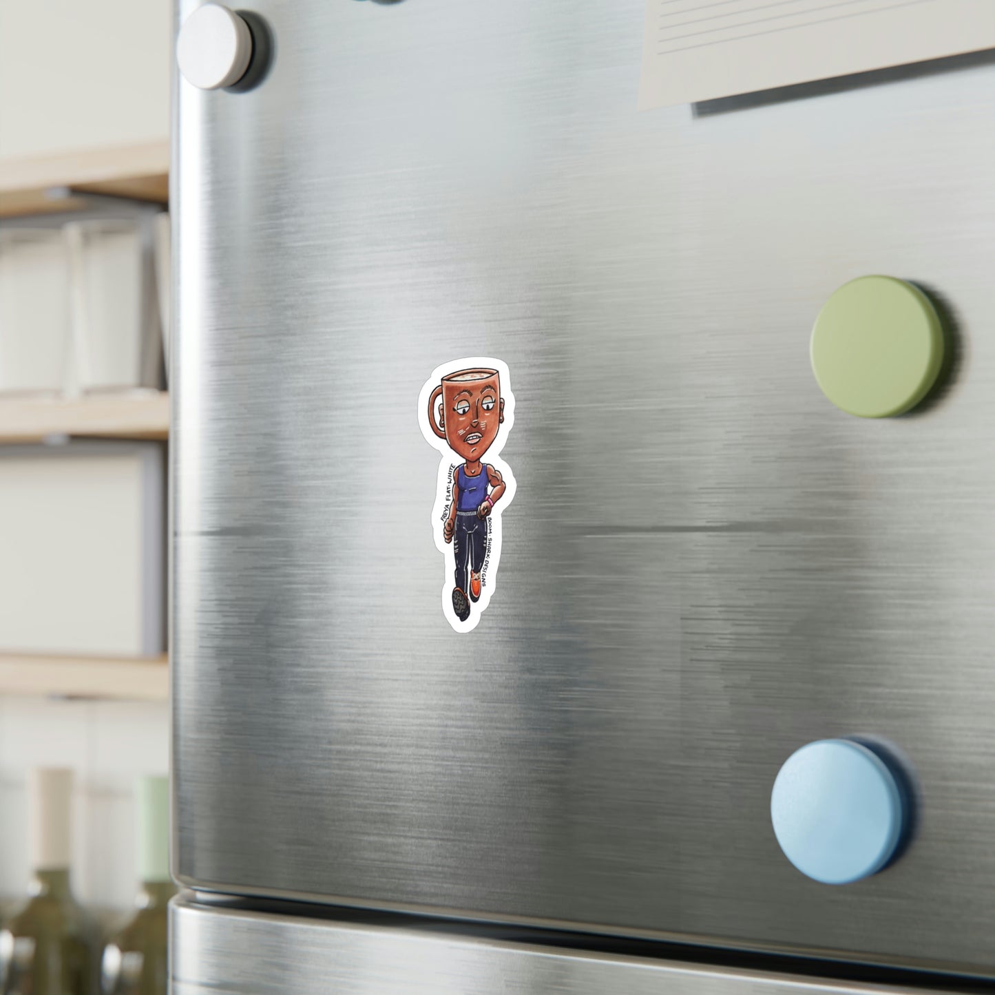 Brew Boos — Freya Flat-White Removable Sticker Decal