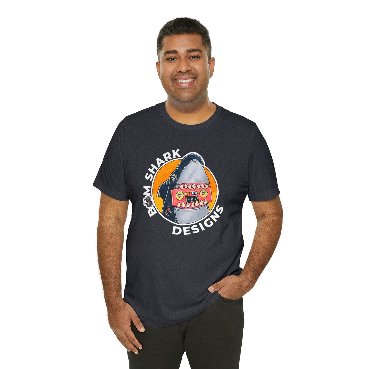 Boom Shark Designs Brand Adult Tee
