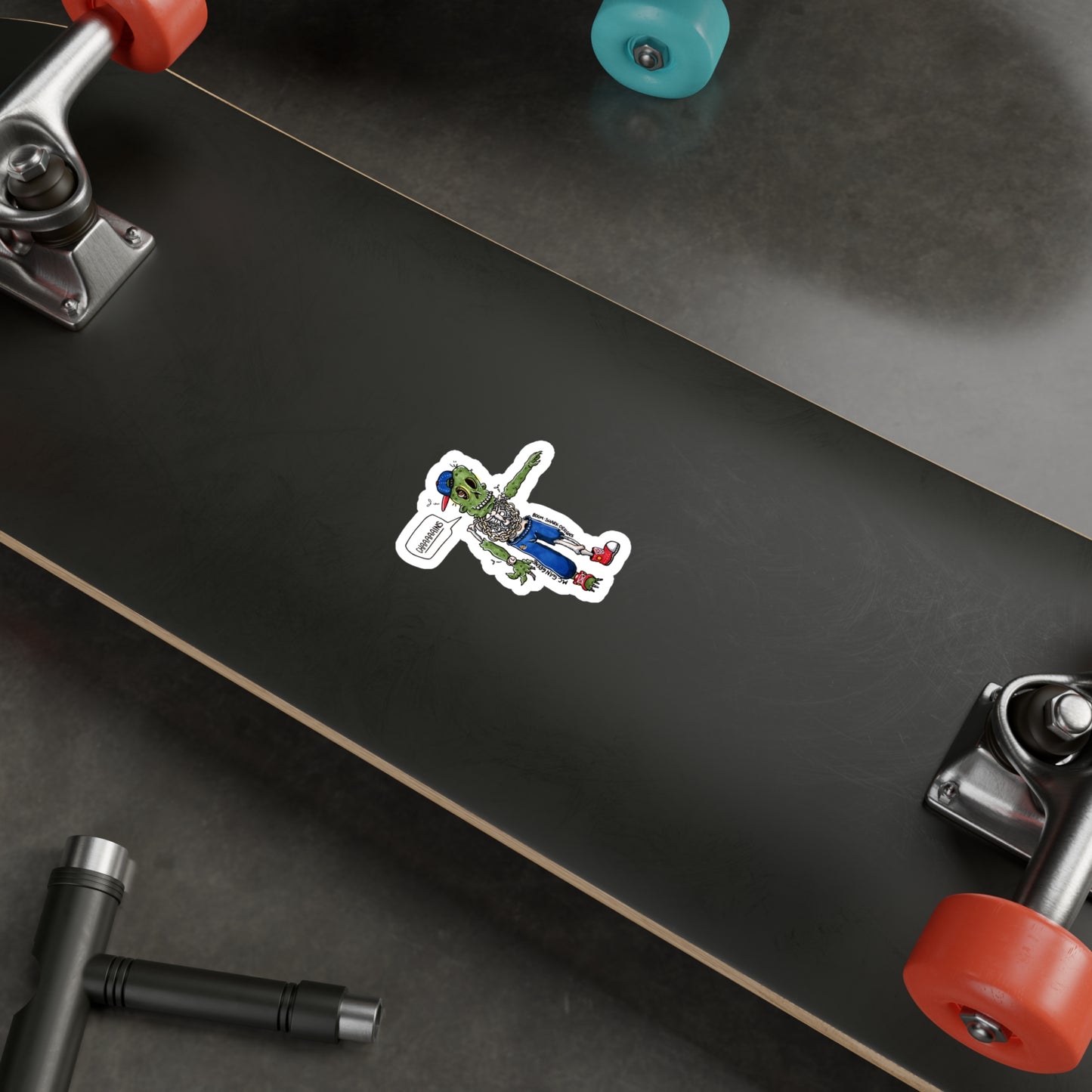 The Working Dead—MC Gangrene Removable Sticker Decal