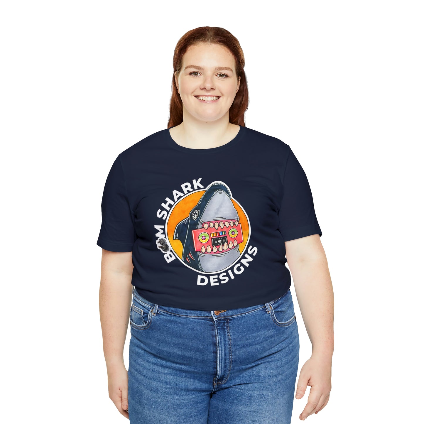 Boom Shark Designs Brand Adult Tee