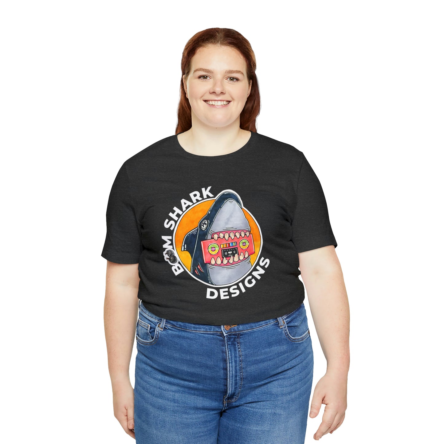 Boom Shark Designs Brand Adult Tee