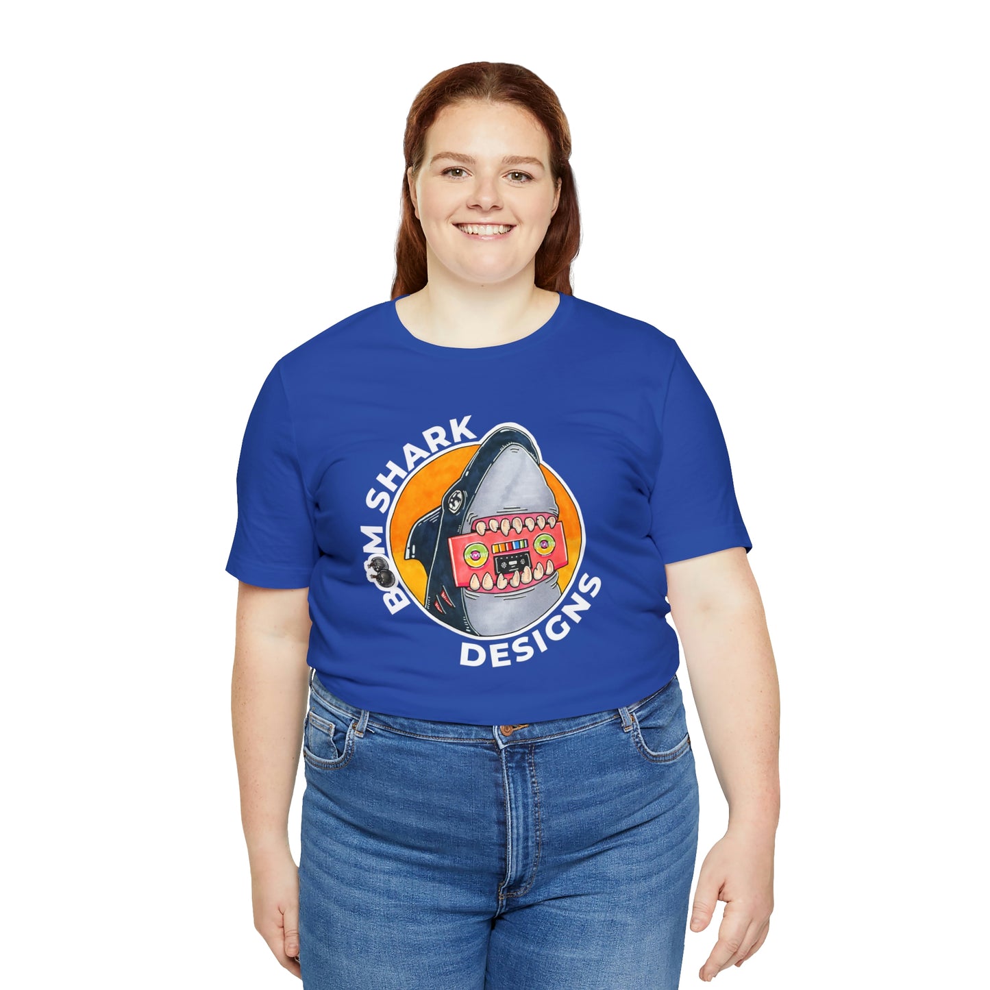 Boom Shark Designs Brand Adult Tee