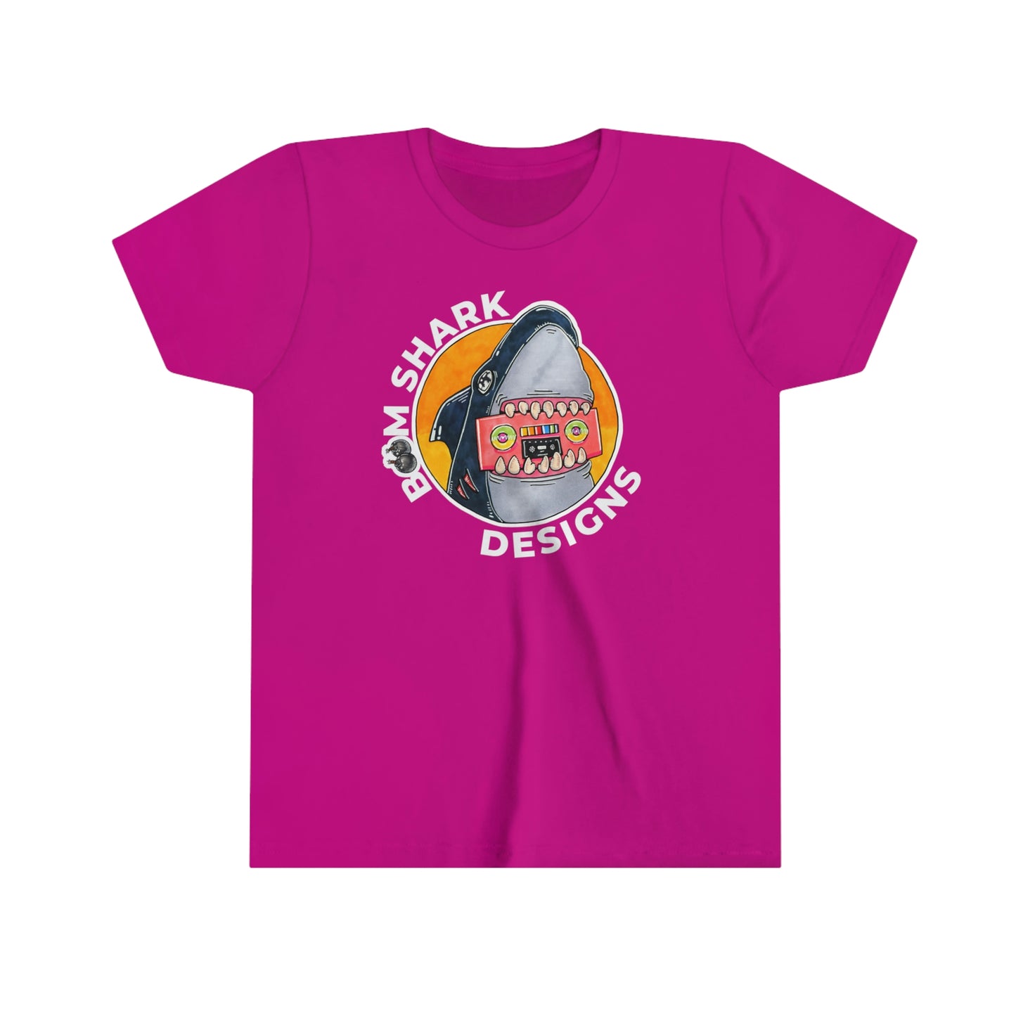 Boom Shark Designs Brand Youth Tee