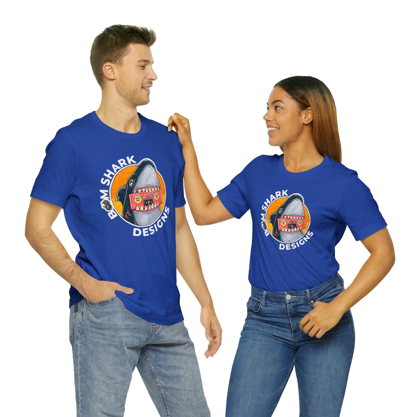 Boom Shark Designs Brand Adult Tee