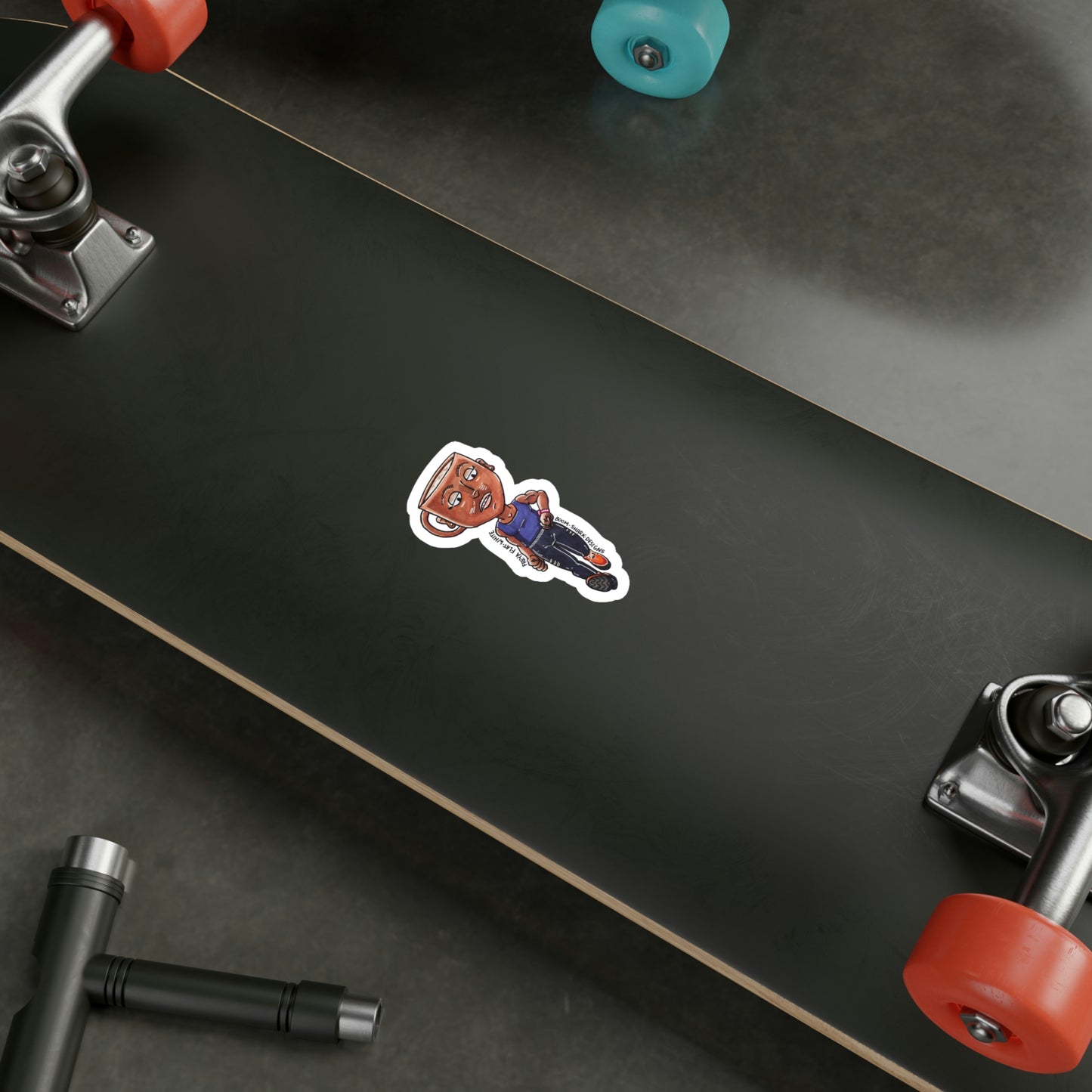 Brew Boos — Freya Flat-White Removable Sticker Decal
