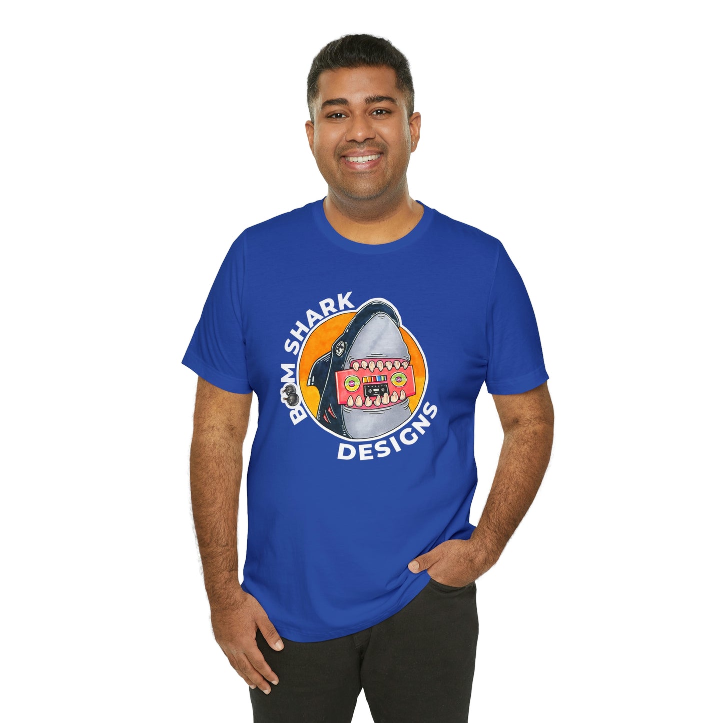 Boom Shark Designs Brand Adult Tee