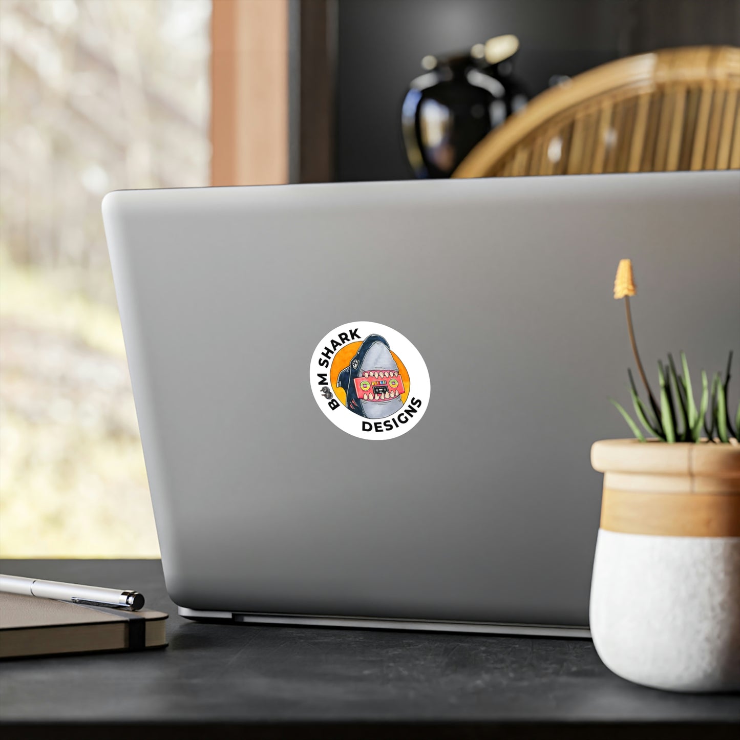 Boomer the Shark Removable Sticker Decal