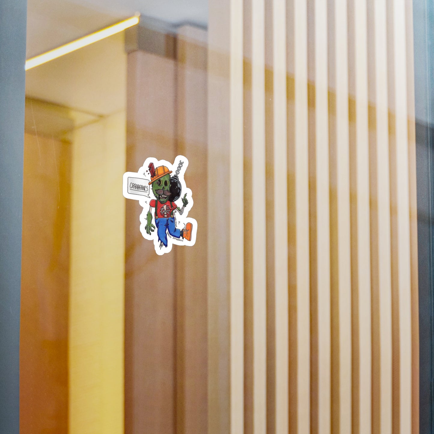 The Working Dead—Ghoulio Zombarazzo Removable Sticker Decal