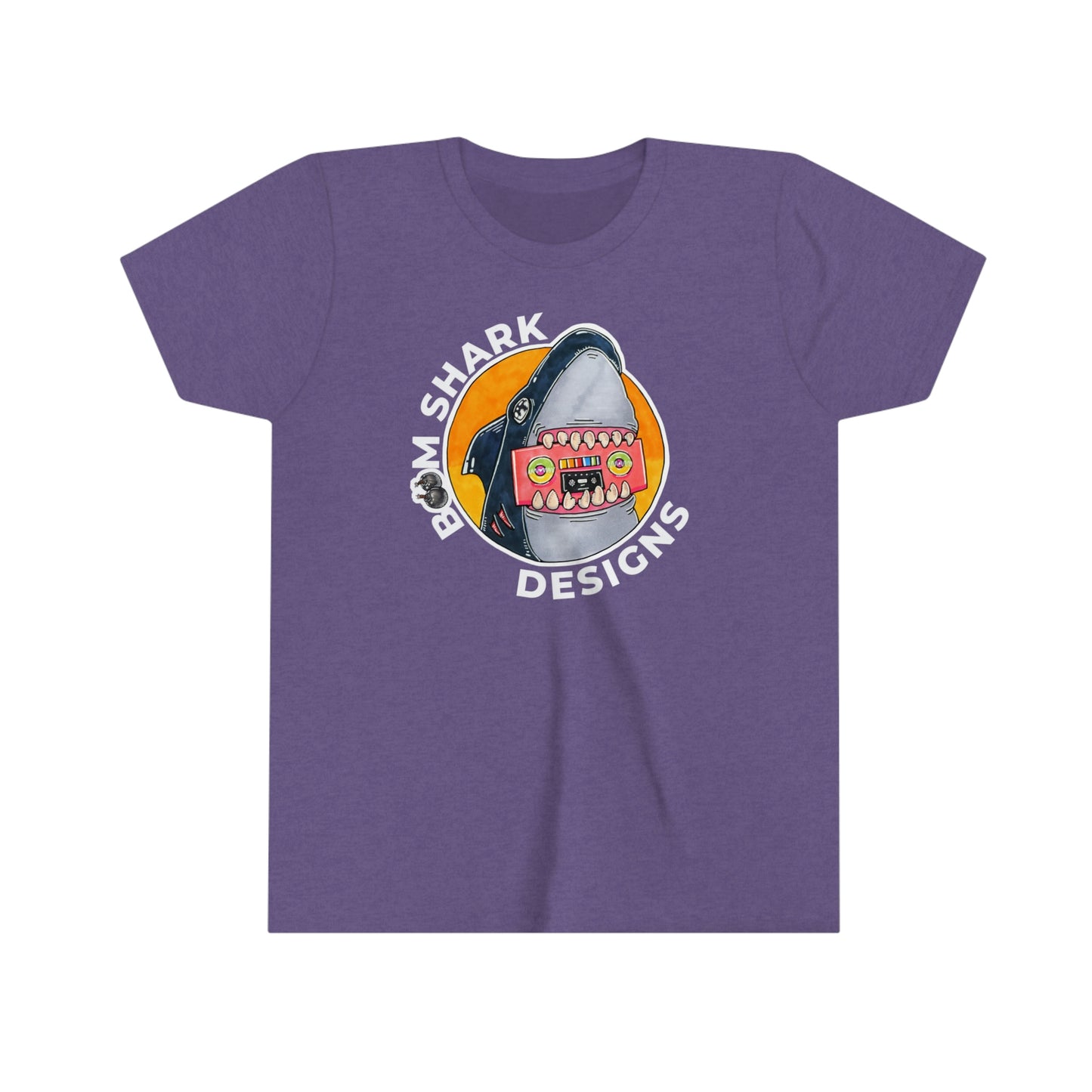 Boom Shark Designs Brand Youth Tee