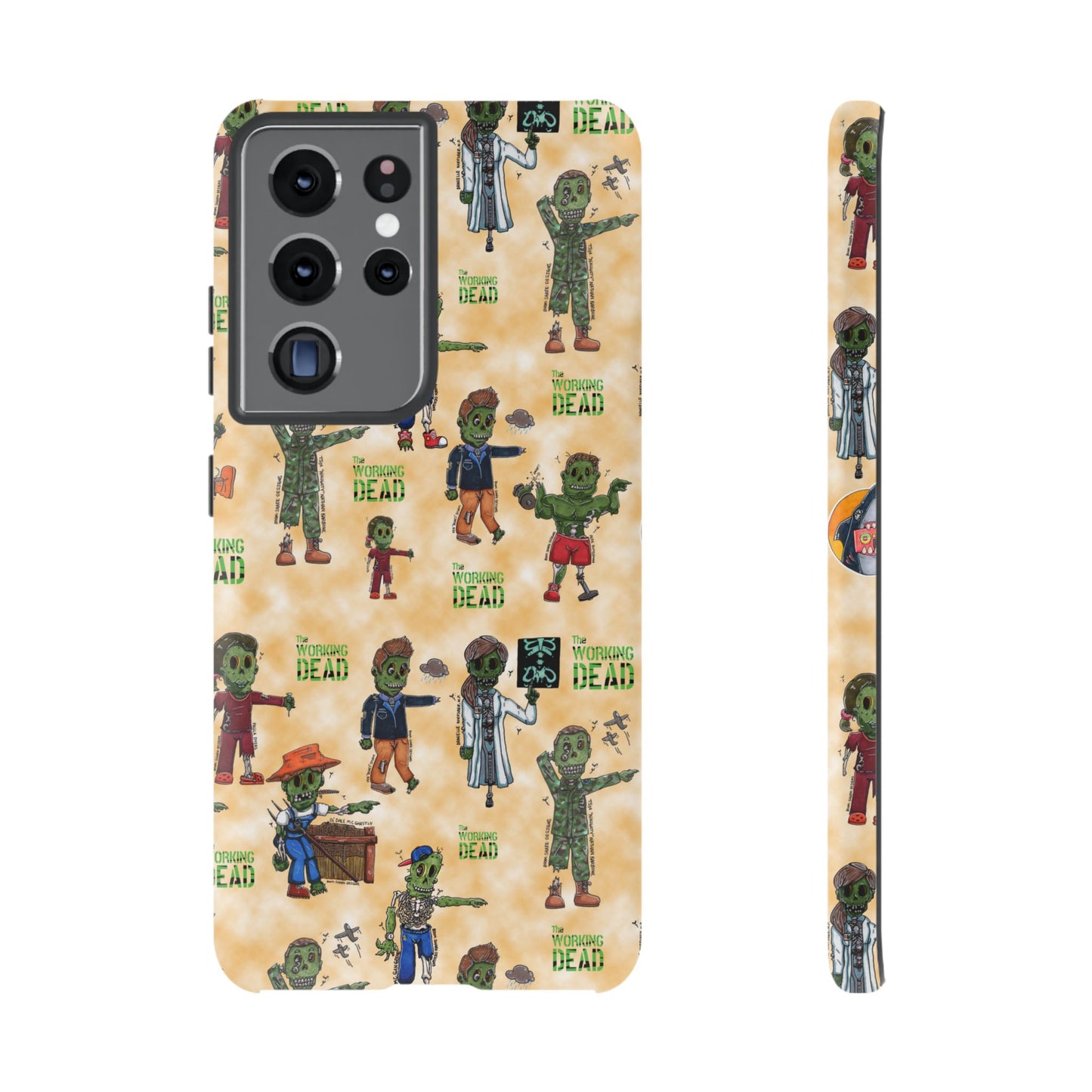 Orange Edition! The Working Dead Complete Series One Tough Case For Pixel, iPhone, and Samsung!