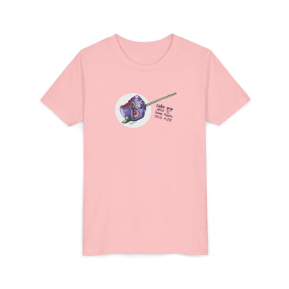 Youth Tee - Demon Hunter Cake Pop T‑Shirt — Cute Creepy Kawaii Korean Text Tee
