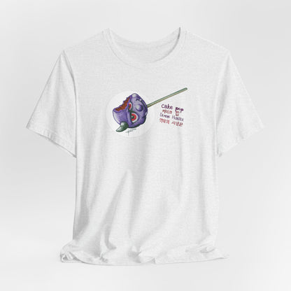 Demon Hunter Cake Pop T‑Shirt — Cute Creepy Kawaii Korean Text Tee