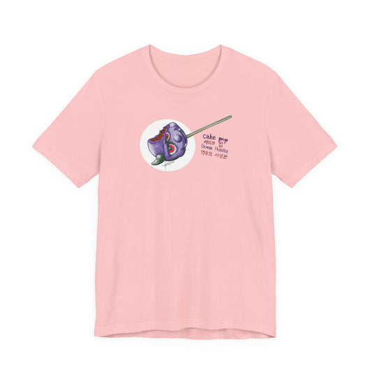 Demon Hunter Cake Pop T‑Shirt — Cute Creepy Kawaii Korean Text Tee