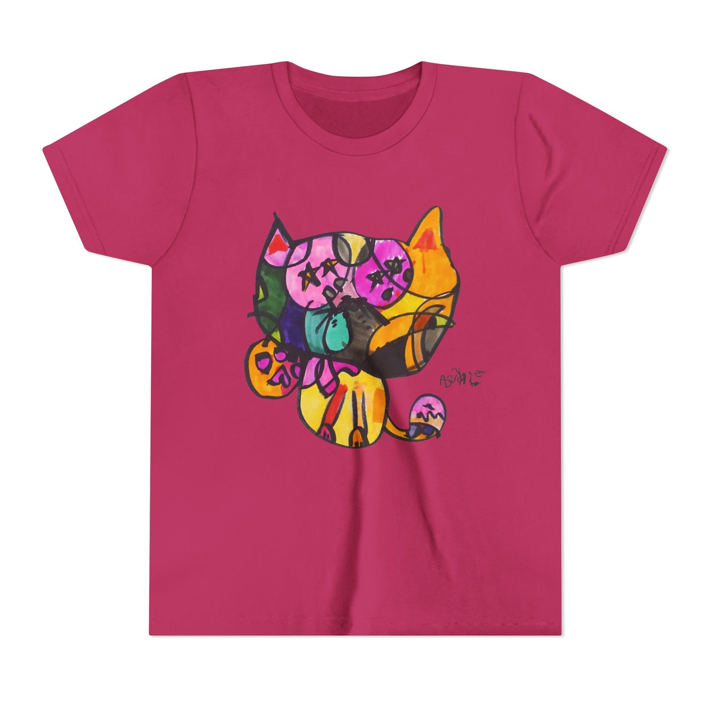 Starry-Eyed Cat Kids Tee