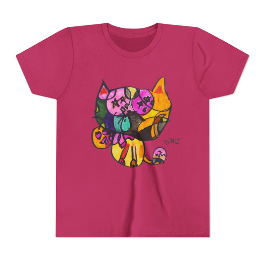 Starry-Eyed Cat Kids Tee