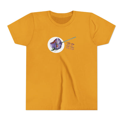 Youth Tee - Demon Hunter Cake Pop T‑Shirt — Cute Creepy Kawaii Korean Text Tee