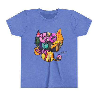 Starry-Eyed Cat Kids Tee