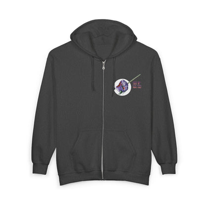Demon Hunter Cake Pop — Cute Creepy Kawaii Korean Text Zip Hoodie
