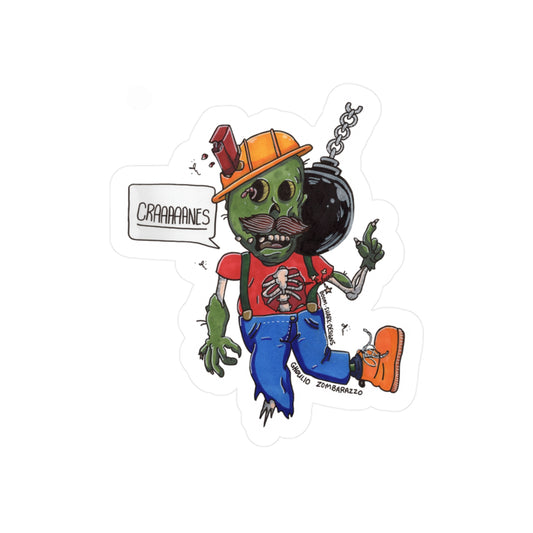 The Working Dead—Ghoulio Zombarazzo Removable Sticker Decal